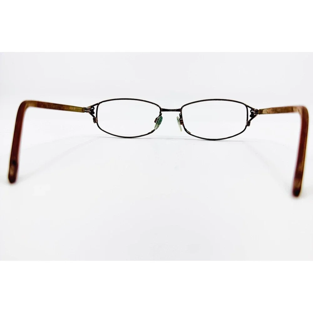 Tura Eyeglasses Frames Women Brown Metal Full Rim 49-16-130